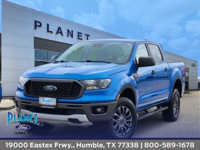 Blue Metallic 2021 Ford Ranger XLT SuperCrew RWD Pickup Truck 4X2 Automatic