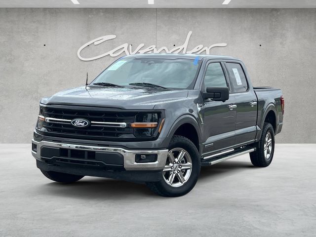 Gray Metallic 2024 Ford F-150 Pickup Truck Four-Wheel Drive Automatic