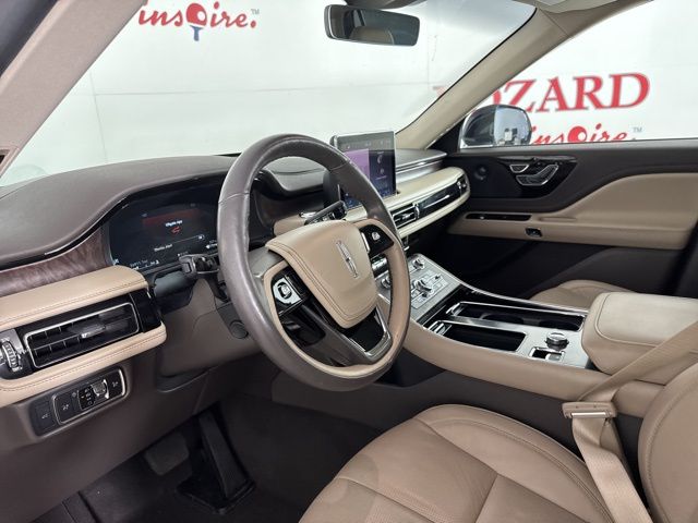 2022 Pristine White Metallic Tri-Coat Lincoln Aviator Reserve RWD SUV