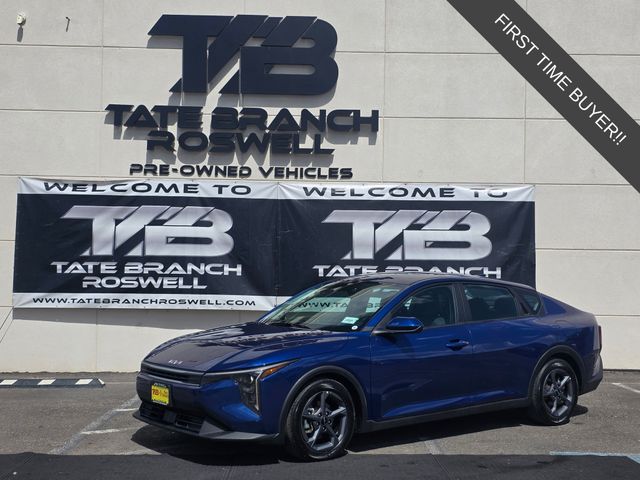 Deep Sea Blue 2025 Kia K4 LXS FWD Sedan Front-Wheel Drive Continuously Variable Transmission