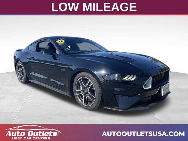 Shadow Black 2018 Ford Mustang Coupe Rear-Wheel Drive Automatic
