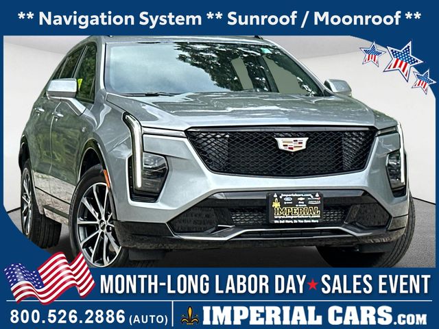 Argent Silver Metallic 2025 Cadillac XT4 SUV / Crossover Four-Wheel Drive 9-Speed Automatic