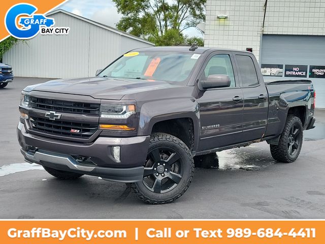 Gray (Tungsten Metallic) 2016 Chevrolet Silverado 1500 Pickup Truck Four-Wheel Drive 6-Speed Automatic Overdrive