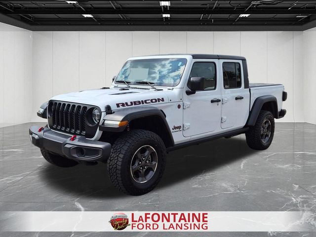 Bright White Clearcoat 2021 Jeep Gladiator Pickup Truck Four-Wheel Drive 8-Speed Automatic