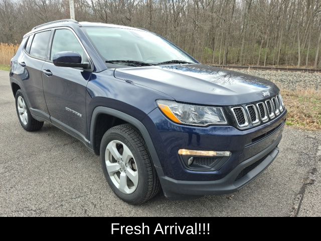 Jazz Blue Pearlcoat 2020 Jeep Compass Latitude 4WD SUV / Crossover Four-Wheel Drive 9-Speed Automatic