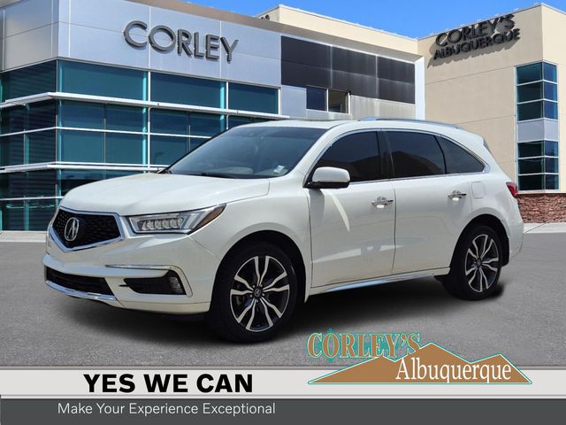 White 2020 Acura MDX SUV / Crossover Front-Wheel Drive 9-Speed Automatic