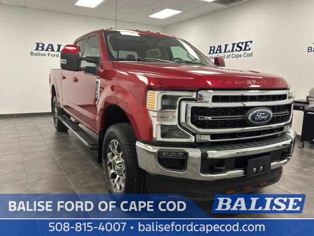 Red Metallic 2021 Ford F-350 Super Duty Pickup Truck Four-Wheel Drive Automatic