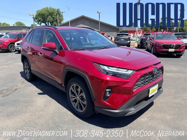 Red (Ruby Flare Pearl) 2024 Toyota RAV4 Hybrid SUV / Crossover All-Wheel Drive Continuously Variable Transmission