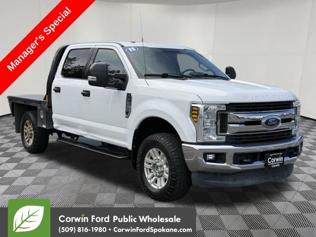 Oxford White 2018 Ford F-250 Super Duty Pickup Truck Four-Wheel Drive 6-Speed Automatic