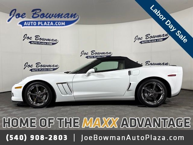 Arctic White 2012 Chevrolet Corvette Convertible Rear-Wheel Drive 6-Speed Automatic