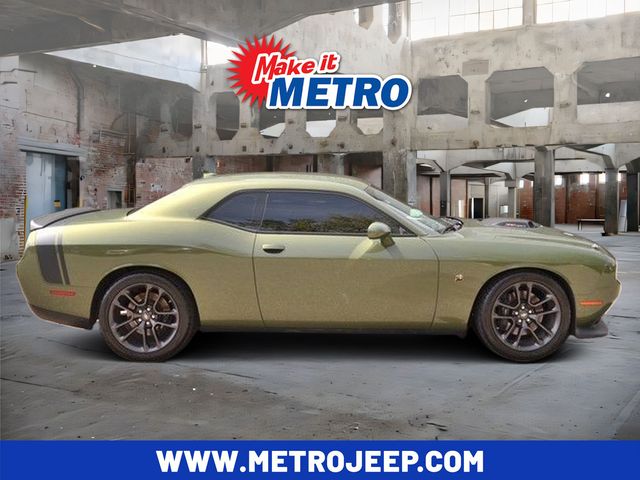 Green 2021 Dodge Challenger R/T Scat Pack RWD Coupe Rear-Wheel Drive 6-Speed Manual