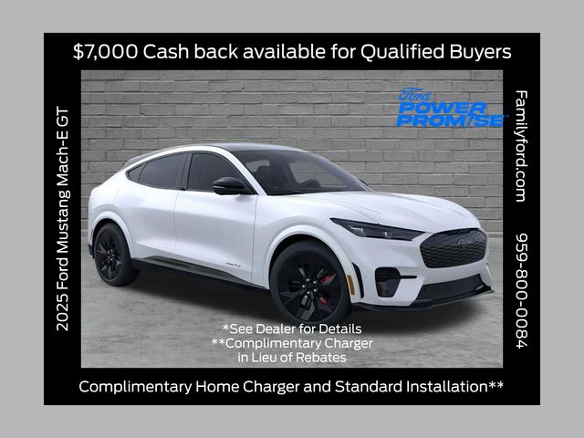 Star White Metallic Tri-Coat 2025 Ford Mustang Mach-E SUV / Crossover All-Wheel Drive Automatic