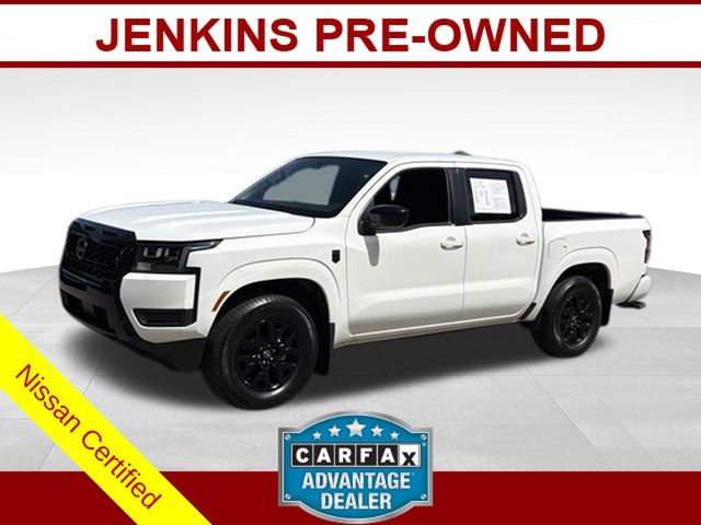 Glacier White 2026 Nissan Frontier Pickup Truck 4X2 9-Speed Automatic Overdrive