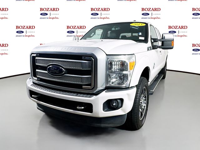2015 White Platinum Metallic Tri-Coat Ford Super Duty F-250 SRW Platinum 4X4 Truck