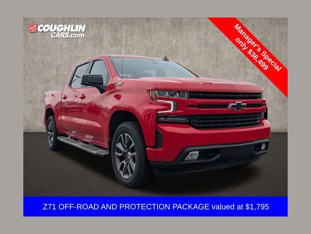 Red Hot 2021 Chevrolet Silverado 1500 RST Crew Cab 4WD Pickup Truck Four-Wheel Drive 8-Speed Automatic