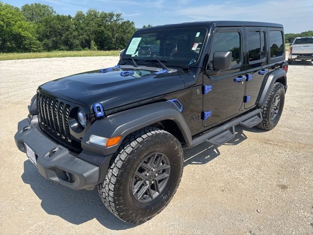 Black Clearcoat 2024 Jeep Wrangler SUV / Crossover Four-Wheel Drive 8-Speed Automatic