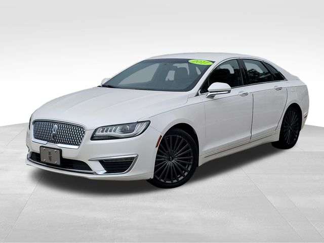 White Platinum Clearcoat Metallic 2017 Lincoln MKZ Sedan Front-Wheel Drive 6-Speed Automatic