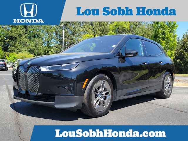 Black Sapphire Metallic 2022 BMW iX xDrive50 AWD SUV / Crossover All-Wheel Drive Automatic