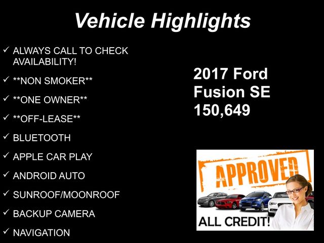 2017 Ford Fusion SE photo