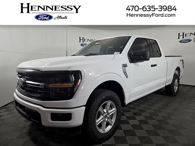 Oxford White 2026 Ford F-150 XLT SuperCab 4WD Pickup Truck Four-Wheel Drive Automatic