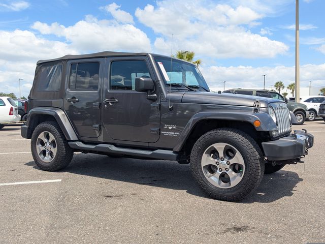 Gray (Granite Crystal Metallic Clearcoat) 2017 Jeep Wrangler Unlimited Sahara 4WD SUV / Crossover Four-Wheel Drive 6-Speed Manual