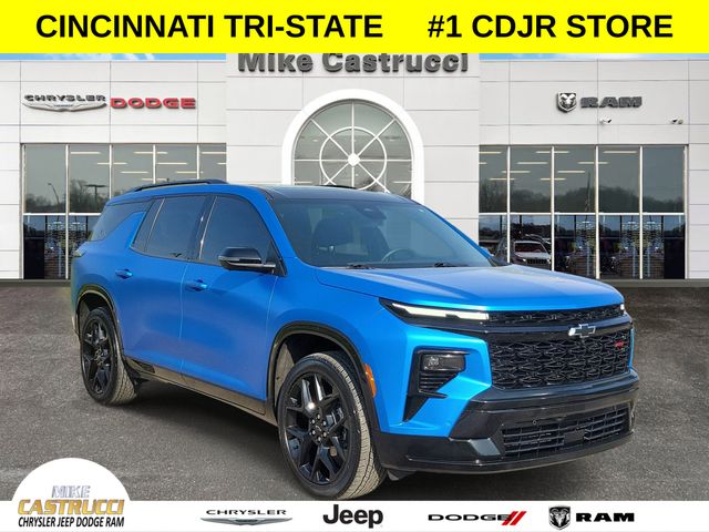 Lakeshore Blue Metallic 2024 Chevrolet Traverse SUV / Crossover Four-Wheel Drive 8-Speed Automatic