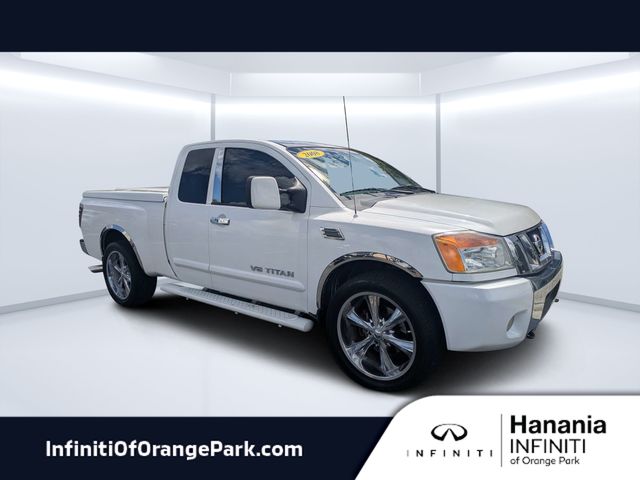 White (Blizzard Pearl) 2008 Nissan Titan Pickup Truck 4X2 5-Speed Automatic
