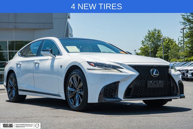 Ultra White 2020 Lexus LS 500 F Sport AWD Sedan All-Wheel Drive Automatic