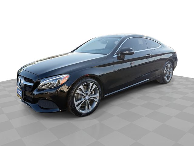 Jet Black 2017 Mercedes-Benz C-Class Coupe All-Wheel Drive 7-Speed Automatic