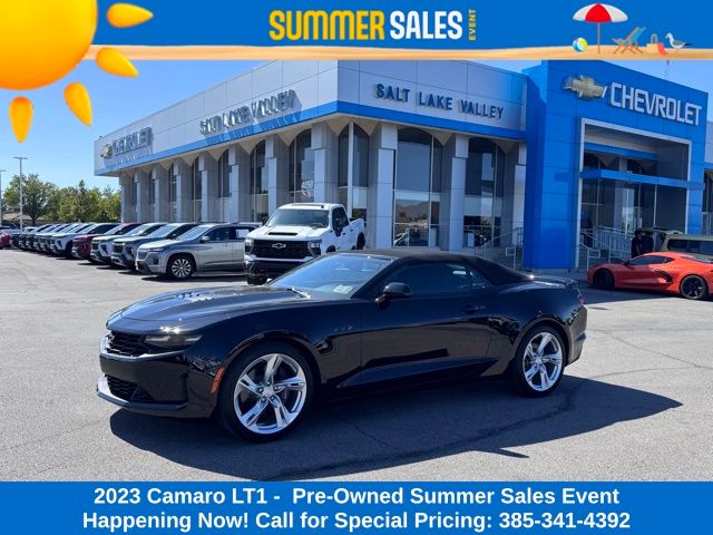 Black 2023 Chevrolet Camaro Convertible Rear-Wheel Drive Automatic