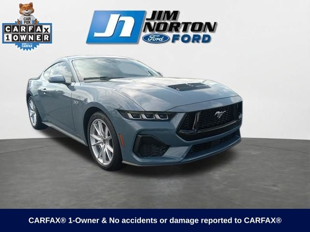 Vapor Blue 2024 Ford Mustang GT Premium Fastback RWD Coupe Rear-Wheel Drive 6-Speed Manual