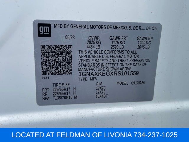 Used 2024 Chevrolet Equinox For Sale in Livonia, MI