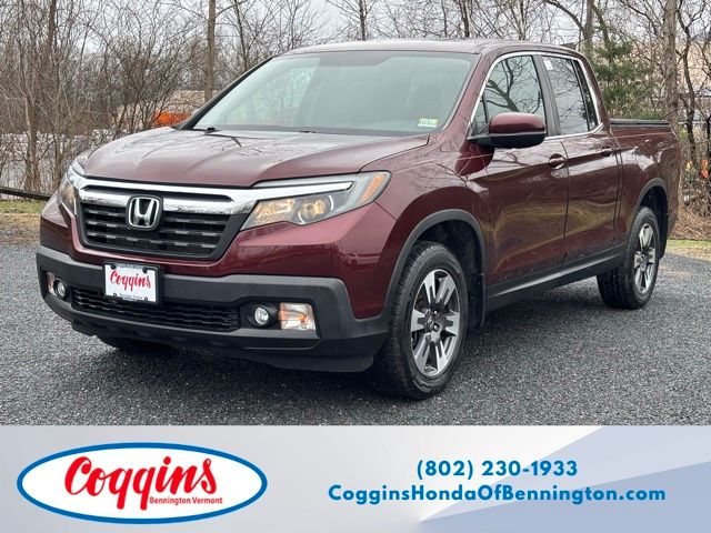 Red (Deep Scarlet Pearl) 2019 Honda Ridgeline RTL AWD Pickup Truck All-Wheel Drive 6-Speed Automatic