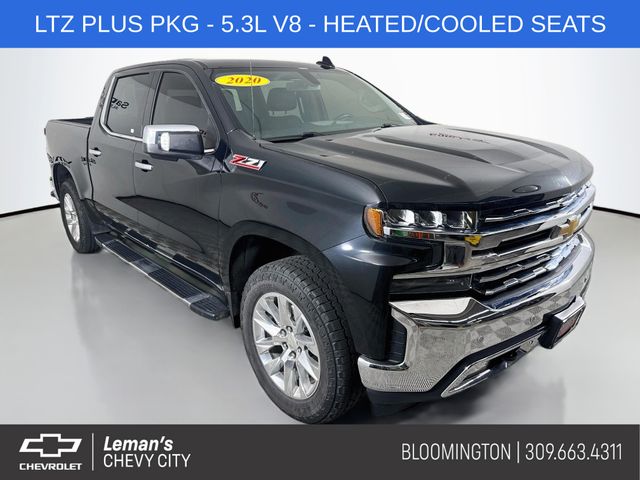Black 2020 Chevrolet Silverado 1500 Pickup Truck Four-Wheel Drive 8-Speed Automatic
