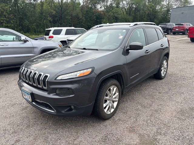 2016 Granite Crystal Metallic Clearcoat Jeep Cherokee Limited 4X4 SUV