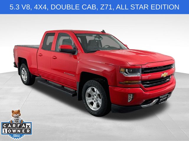 Red Hot 2017 Chevrolet Silverado 1500 Pickup Truck Four-Wheel Drive 6-Speed Automatic Overdrive