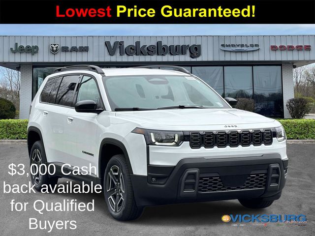 Bright White Clearcoat 2026 Jeep Cherokee SUV / Crossover Four-Wheel Drive Continuously Variable Transmission