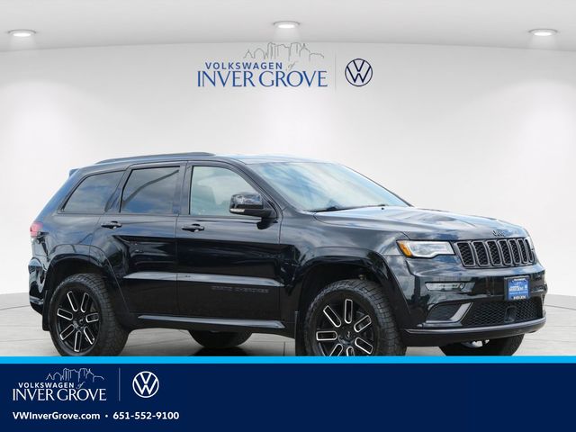Diamond Black Crystal Pearlcoat 2019 Jeep Grand Cherokee SUV / Crossover Four-Wheel Drive 8-Speed Automatic
