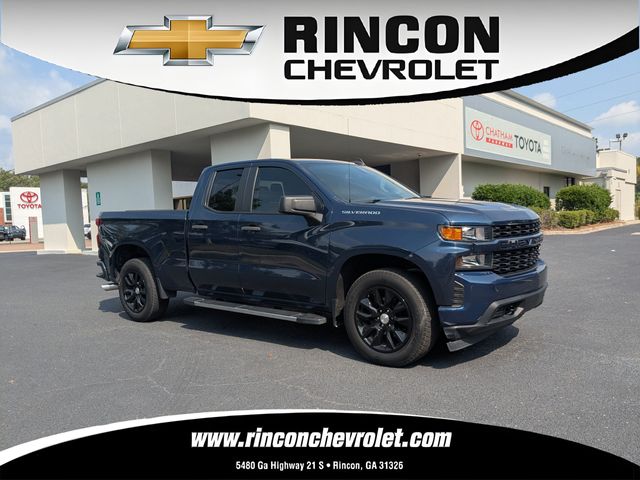 Northsky Blue Metallic 2020 Chevrolet Silverado 1500 Pickup Truck 4X2 6-Speed Automatic Overdrive