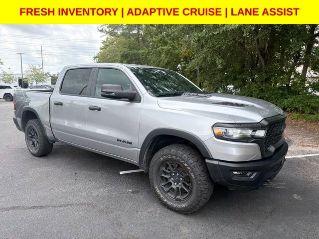Billet Silver Metallic Clearcoat 2025 RAM 1500 Pickup Truck Four-Wheel Drive 8-Speed Automatic