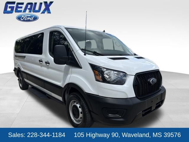 Oxford White 2024 Ford Transit Passenger Van Rear-Wheel Drive 10-Speed Automatic