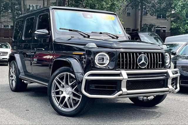 Gray (MANUFAKTUR Platinum Black Metallic) 2022 Mercedes-Benz G-Class SUV / Crossover All-Wheel Drive 9-Speed Automatic