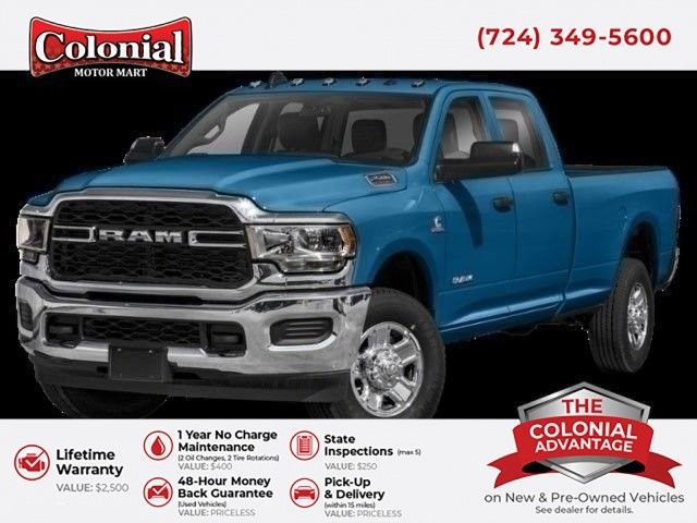 Patriot Blue Pearlcoat 2022 RAM 2500 Big Horn Crew Cab 4WD Pickup Truck Four-Wheel Drive 6-Speed Automatic