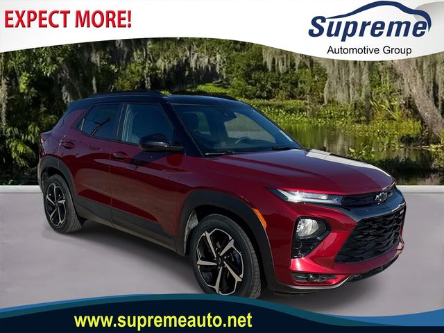 Red (Crimson Metallic) 2022 Chevrolet Trailblazer SUV / Crossover Front-Wheel Drive Continuously Variable Transmission