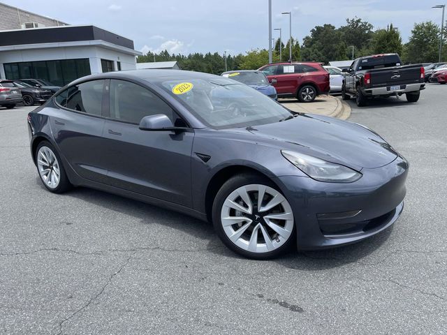 Gray 2023 Tesla Model 3 Sedan Rear-Wheel Drive 1-Speed Automatic