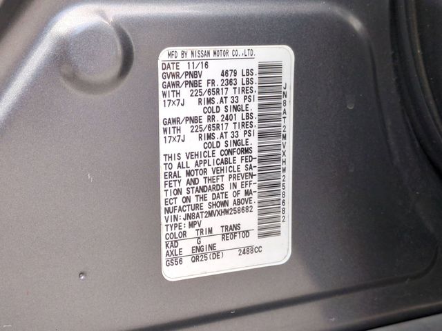 Used 2017 Nissan Rogue S 4D Sport Utility