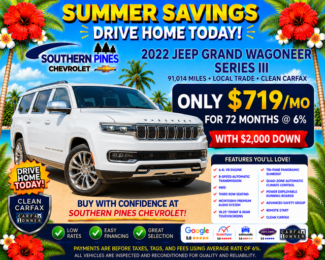 Used 2022 Jeep Grand Wagoneer SUV