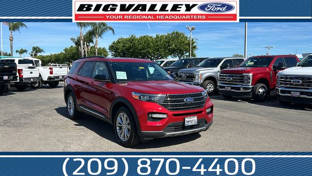 Red Metallic 2024 Ford Explorer XLT AWD SUV / Crossover All-Wheel Drive Automatic