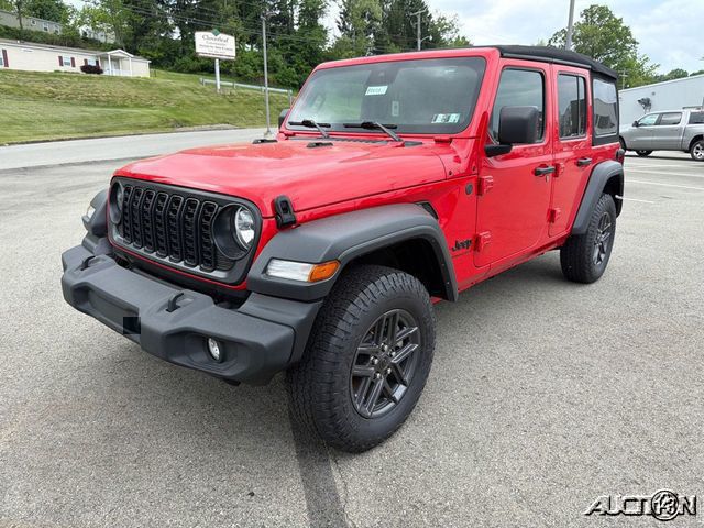 Firecracker Red Clearcoat 2024 Jeep Wrangler SUV / Crossover Four-Wheel Drive 8-Speed Automatic