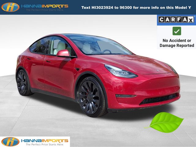 Red Multi-Coat 2020 Tesla Model Y Performance AWD SUV / Crossover All-Wheel Drive 1-Speed Automatic